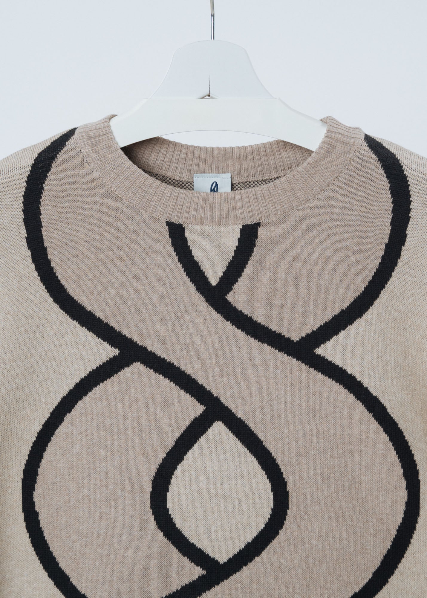 Signature Jaquard Knit | Beige