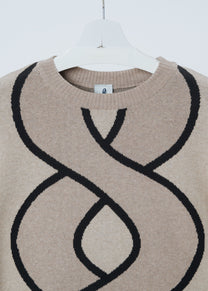 Signature Jaquard Knit | Beige