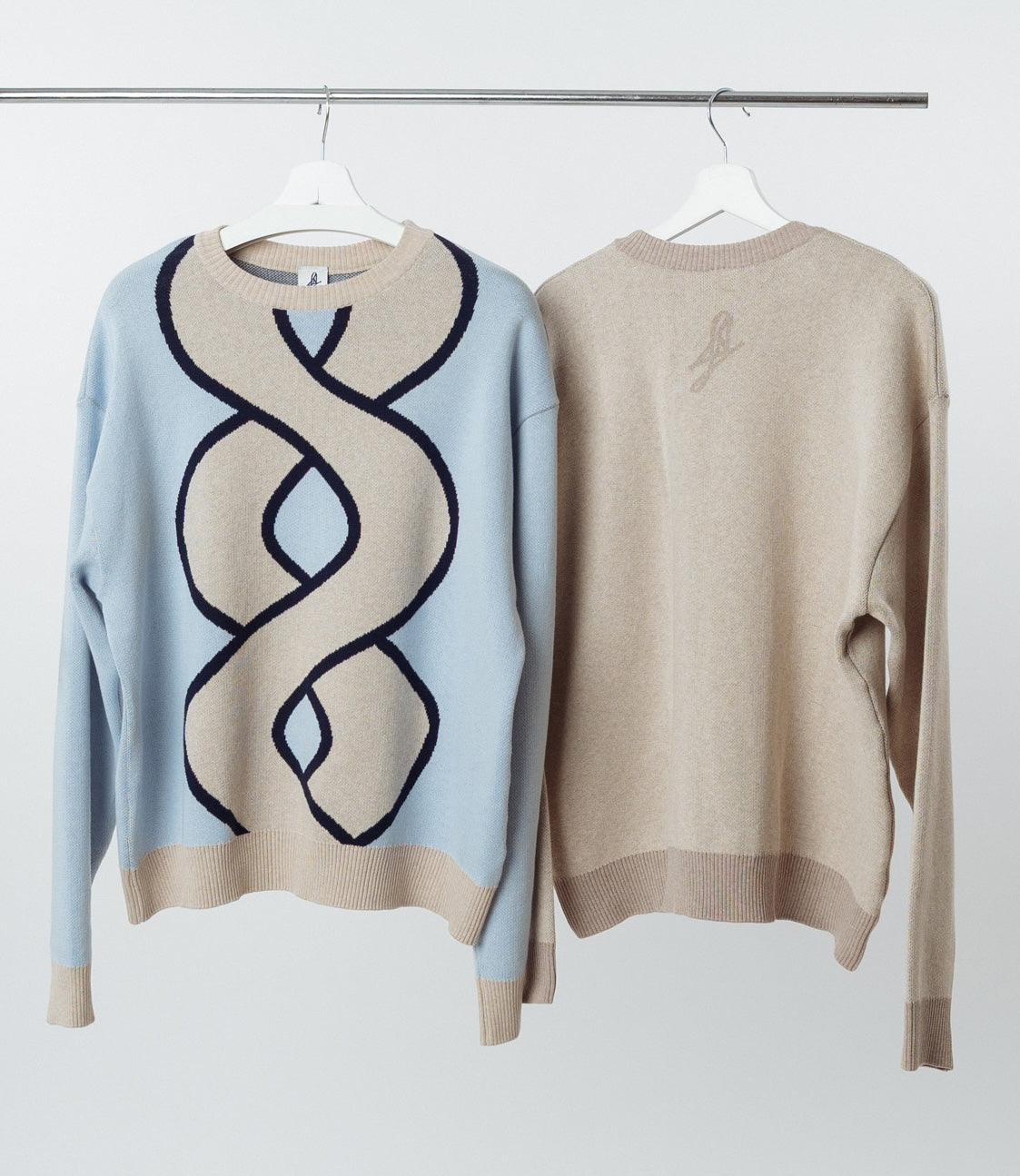 Signature Jaquard Knit | Blue