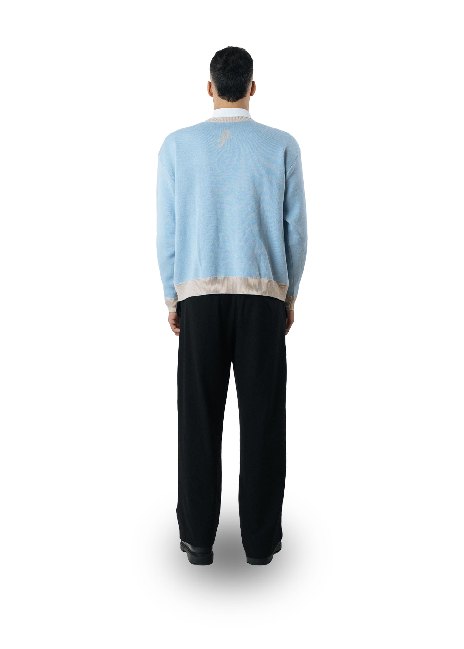 Signature Jaquard Knit | Blue