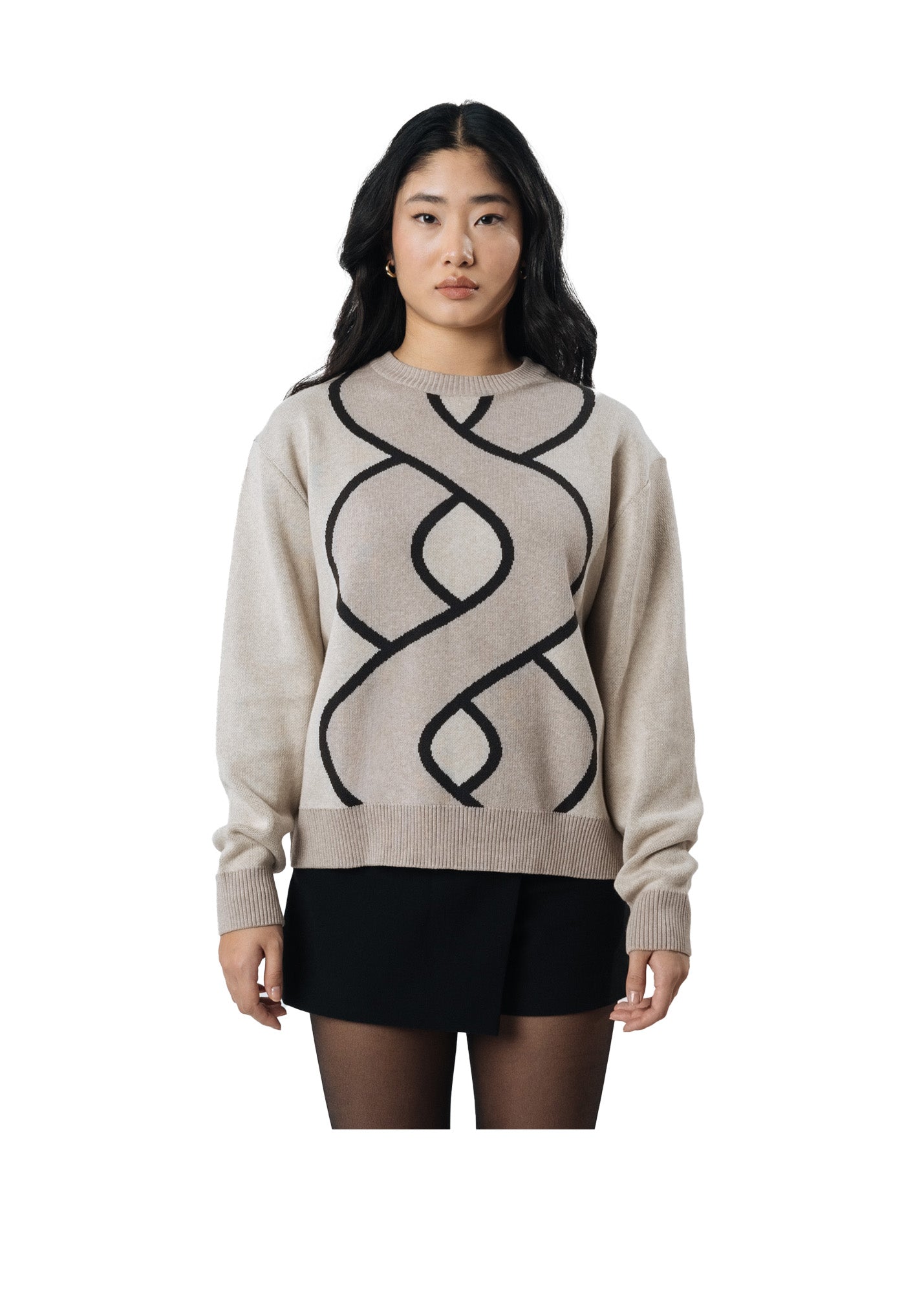 Sens Jacquard Knit | Beige